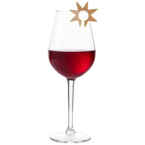 Znaczniki 8 szt. ORION na Szklanki Kieliszki Silikonowe Gwiazdki