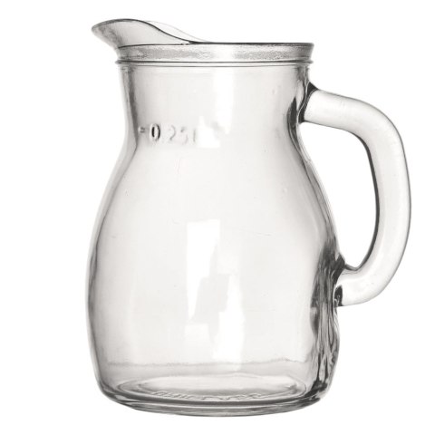 Dzbanek Szklany ORION 300 ml Stołowy z Uchem i Dzióbkiem do Mleka Sosów