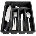 Wkład na Sztućce do Szuflady VILDE Czarny 5 Przegród 36 x 25,5 cm