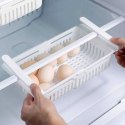 Organizer do Lodówki Podpółkowy Rozsuwany 21-28,7 cm ORION Biały Wytrzymały