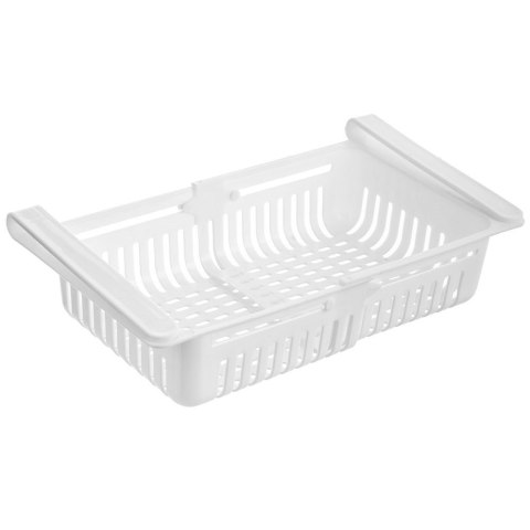 Organizer do Lodówki Podpółkowy Rozsuwany 21-28,7 cm ORION Biały Wytrzymały