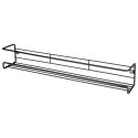 Półka na Przyprawy Metalowa Czarna Wisząca LOFT 40 x 65 cm VILDE
