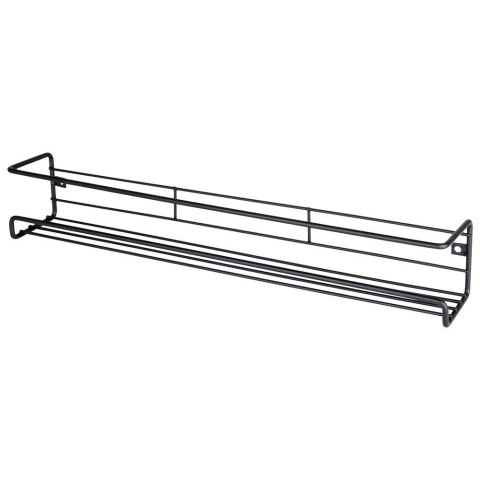 Półka na Przyprawy Metalowa Czarna Wisząca LOFT 40 x 65 cm VILDE