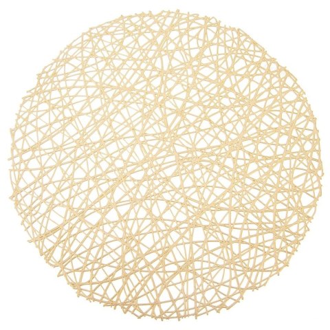 Podkładka na Stół Okrągła Gumowa Złota 39 cm ORION Ochronna Połysk