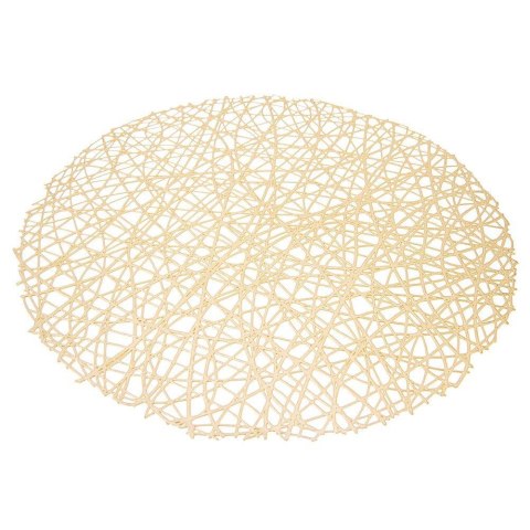 Podkładka na Stół Okrągła Gumowa Złota 39 cm ORION Ochronna Połysk