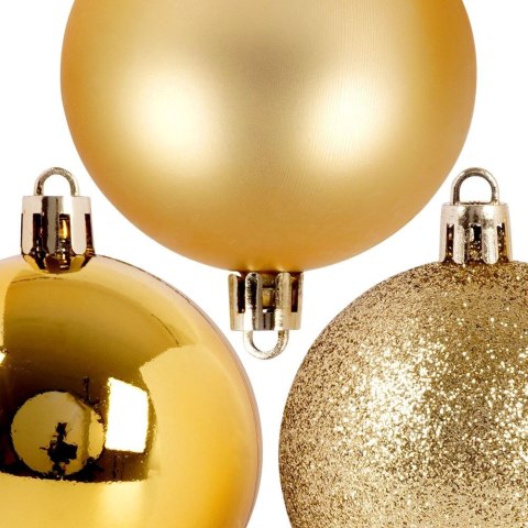 Bombki Choinkowe ORION Złote 6 cm 12 szt. Nietłukące Błyszczące Matowe