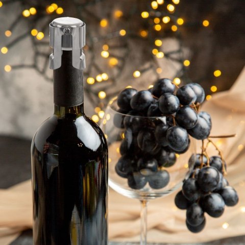 Korek Zatyczka do Wina Musującego ORION Stal Nierdzewna 4 cm