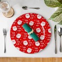 Podtalerz Świąteczny Mikołaj Czerwony 33 cm VILDE Dekoracja Stołu