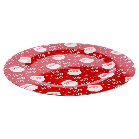 Podtalerz Świąteczny Mikołaj Czerwony 33 cm VILDE Dekoracja Stołu