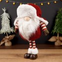 Figurka Świąteczna Skrzat VILDE 39 cm Czerwony Stojący Dekoracyjny