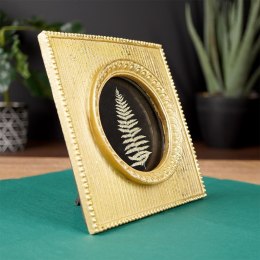 Ramka na Zdjęcia Fotografie Złota Ozdobna Dekoracyjna Stojąca VILDE 10x10cm