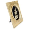 Ramka na Zdjęcia Złota Polystone do Postawienia 13 x 18 cm VILDE