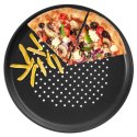 Forma do Pizzy ORION Perforowana Dno Teflon 32 cm Metal Nieprzywierająca