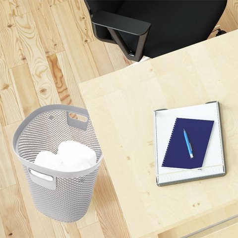 Kosz na Śmieci Biurowy Szary 12,5 L HOBBY LIFE Wytrzymały i Pojemny