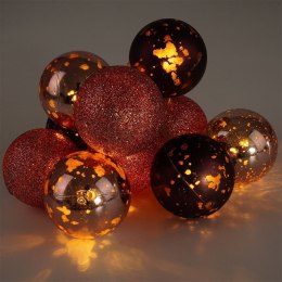 Lampki Bombki Świecące 10 led Fioletowe 4 cm ORION na Baterie