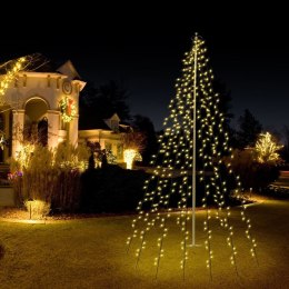 Lampki świąteczne na maszt choinka zewnętrzne 400 led