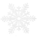 Podstawki pod Kubek Filcowe Płatek Śniegu 6 szt. 13,5 cm ORION Białe