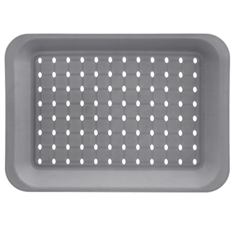 Taca do Serwowania Antypoślizgowa 33 x 23 cm ORION Tworzywo Szara