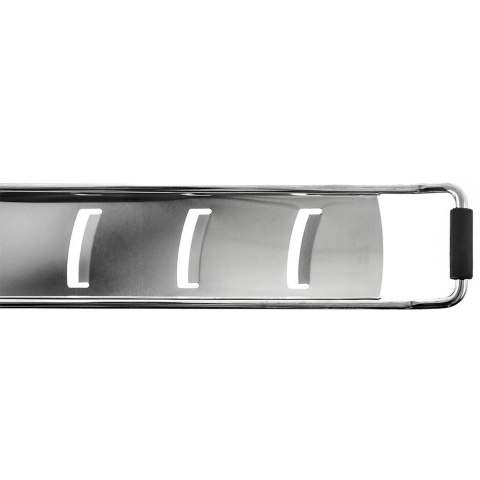 Tarka Kuchenna Płaska Stalowa 38 cm ORION Plastry Etui Ochronne