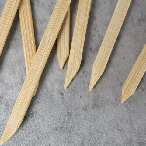 Wykałaczki do Przekąsek Bambusowe 10 cm 30 szt. Drewniane HIT