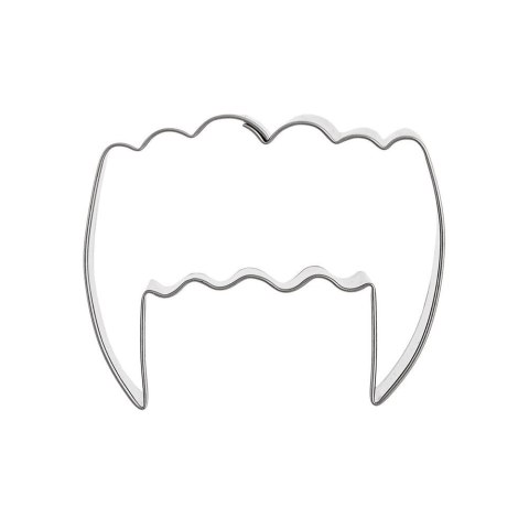 Wykrawacz do Ciastek Metalowy Zęby Wampira 5,5 cm Solidny Trwały ORION