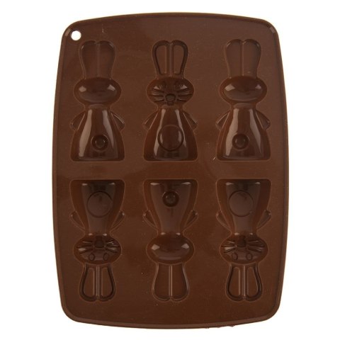 Forma do Pralin ORION SILLINIE Zajączki 22 x 18 cm Silikonowa 6 szt.