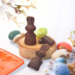 Forma do Pralin ORION SILLINIE Zajączki 22 x 18 cm Silikonowa 6 szt.