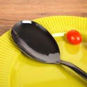Łyżka do sałaty stalowa czarna BLACK 25 cm
