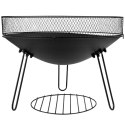 Palenisko Ogrodowe Metalowe Grill z Rusztem Stelaż 60 cm AMBIANCE