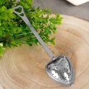 Sitko do Zaparzania Herbaty Serce Stal 14 x 4,5 cm Uchwyt VILDE