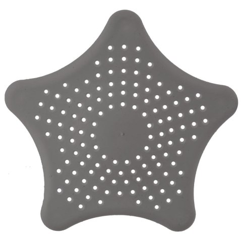 Sitko do Zlewu Gwiazda Szare z Przyssawkami Duże 16 cm Łazienka ORION