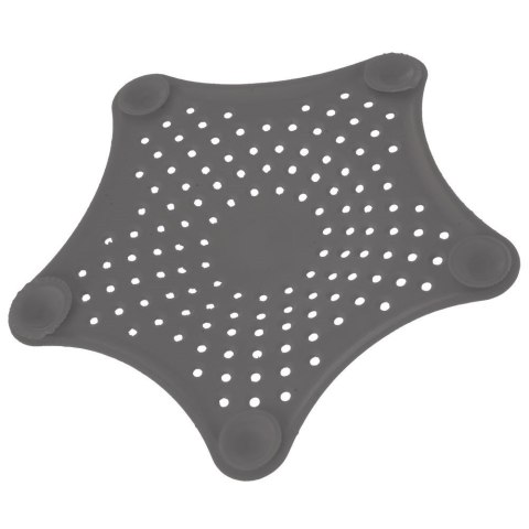 Sitko do Zlewu Gwiazda Szare z Przyssawkami Duże 16 cm Łazienka ORION