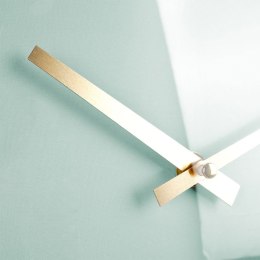 Zegar ścienny złoty miętowy 30 cm