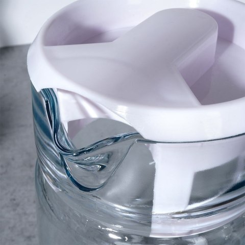 Dzbanek do Serwowania Nalewania Napojów Soków Szklany z Pokrywką VILDE 2 l