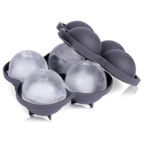 Forma do Kostek Lodu EXCELLENT Kule 8 cm Silikonowa na 4 szt.