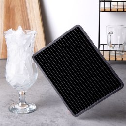 Forma do Kostek Lodu EXCELLENT Kruszony Lód 18 x 14,5 cm Silikonowa Czarna