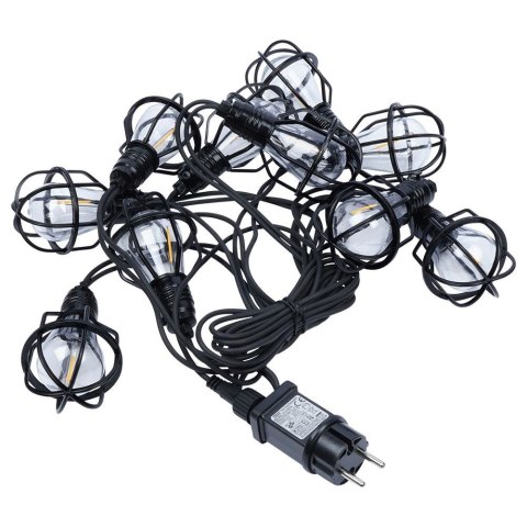 Girlanda Ogrodowa Dekoracyjna Żarówki Ciepła Barwa VILDE LED 7,5 m 10 szt