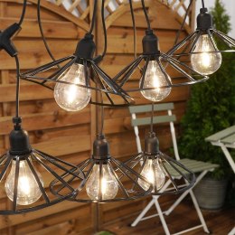 Girlanda Ogrodowa Żarówki Lampki Świąteczne VILDE LED 5,5 m 6 szt.