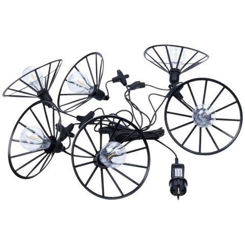 Girlanda Ogrodowa Żarówki Lampki Świąteczne VILDE LED 5,5 m 6 szt.