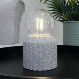 Lampka stołowa na baterie LED szara