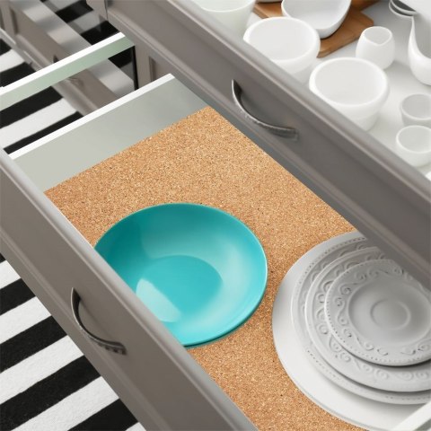 Mata Antypoślizgowa Samoprzylepna Korek 120 x 30,5 cm do Szuflady ORION