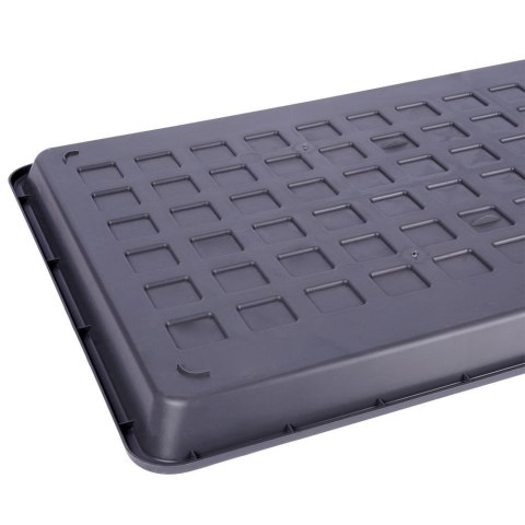 Mata Tacka na Buty Szara Ochronna Uniwersalna Prostokątna VILDE 70 x 35 cm