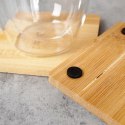 Podstawki pod Kubek Bambusowe Kwadratowe 4 szt. 9,7 cm EXCELLENT HOUSEWARE