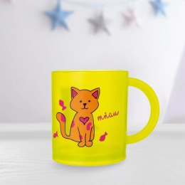 Kubek dla Dziecka Kot 260 ml ORION Kolorowy Wytrzymały do Zmywarki