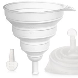 Lejek Kuchenny Składany Silikonowy Uniwersalny do Soków Nalewek ORION 12 cm