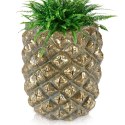 Osłonka na doniczkę złota ananas 28,5 cm