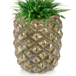 Osłonka na doniczkę złota ananas 28,5 cm