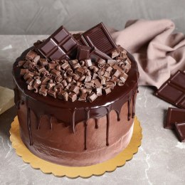 Podkład pod tort, ciasto złoty 26 cm