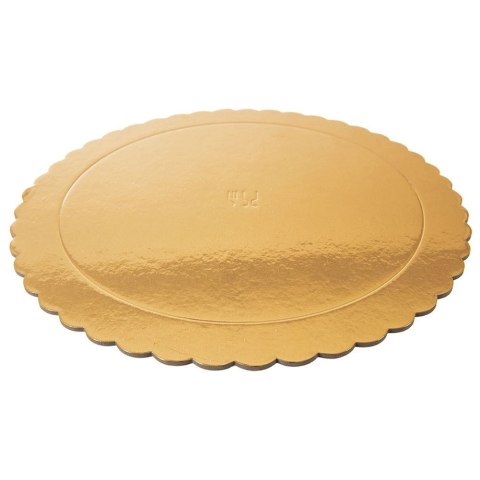 Podkład pod Tort Okrągły Złoty 30 cm ORION Wytrzymała Podkładka