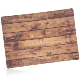 Podkładka na Stół Wzór Deska Ciemna 43 x 30 cm ORION Mata PCV